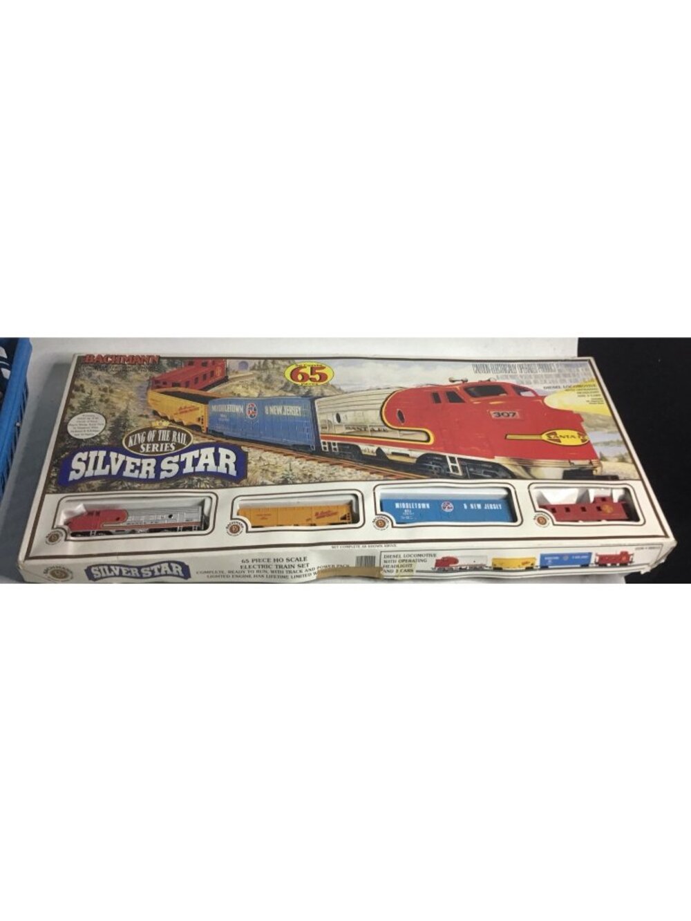 Vintage Bachmann King-of-the-Rail Series SILVER STAR Train Set - Untested